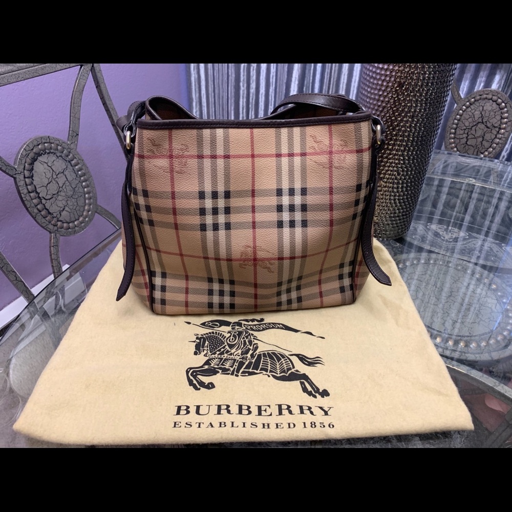 Burberry Haymarket Tote bag